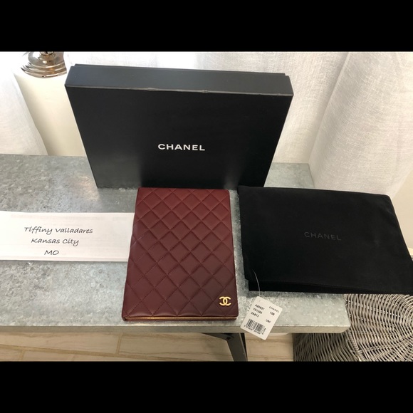 SOLD Chanel Lamb Skin Quilted Notebook - Picture 10 of 15